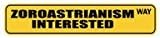 Zoroastrianism way - Religions - Street Sign [ Decorative Crossing Sign Wall Plaque ]