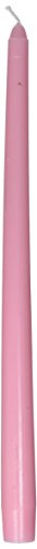 Zest Candle 12-Piece Taper Candles, 12-Inch, Pink