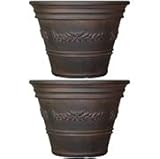 Sunnydaze Laurel Flower Pot Planter, Outdoor/Indoor