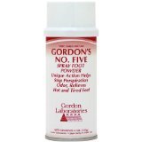 PerformanceFoot Gordon’s No. 5 Aerosol Foot Spray Powder 4oz Quantity Part no. 1017-04