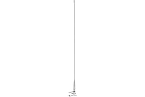 Cobra CM 300-004 Marine VHF Antenna, 5' Fiberglass with Mount