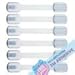 Safety Bambino Adjustable Baby Safety Locks No Drilling 6x Pack Safety Latches to Baby Proof Cabinets Doors Drawers Refrigerators Toilets & More Free Bonus - White