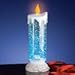 Collections Etc Color Changing Snow Globe Candle - 11.500 x 5.250 x 5.250