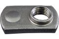 M6-1.0-6H Spot Weld Nut, Single Tab - Single