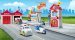 Happkid  Fire Station Toy Fire Department House Playset, Electronic Fire Truck Toys with Fireman Figures, Amazing for Kids 