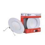 Commercial Electric 6 in. Recessed White LED Trim