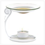 Dandelion Flower Scent Fragrance Oil Warmer Decanter