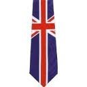 British Flag United Kingdom Union Jack Flag Tie Necktie Unisex