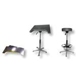 Savage Complete Posing Kit, Pneumatic Posing Stool with Foot Rest & Pneumatic Posing Table, 250 lbs Capacity