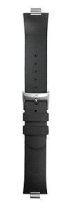 Genuine Synthetic Black Rubber 24/9.5mm Watch Strap by Swiss Army