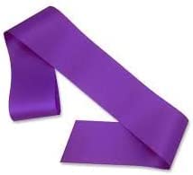 Photo 1 of Boolavard Plain/Blank Hen Night Party Sashes - Create Your Own Sash - Unprinted Sash (Purple)