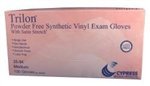 McKesson Exam Glove Trilon NonSterile PowderFree Vinyl Smooth Ivory Small