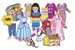 Little Folk Visuals Pretty Pals Precut Flannel/Felt Board Figures, 17 Pieces Add-On Set