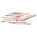 L. Erickson Medium Narrow Bobby Pin Clip & Go 12-Pack - Rose Gold