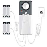 Photo 1 of Techko S189 Ultra Slim Safe Pool Alarm for Kids, ETL Listed UL 2017 Compliant, Indoor/Outdor Weather Resistant, 110db Loud Alarm with 2X Bypass Buttons, Gray, 1Count