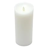 GKI/Bethlehem Lighting Luminara Wax Candle, 4 by 9-Inch, White