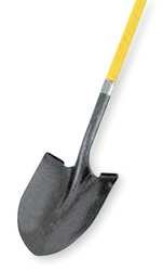 Westward 3YU82 Rnd Point Shovel, 48 In Straight Handle