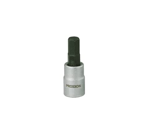 Proxxon Hex Socket Insert 33 mm 1/4 inch (H x 5.5 mm, Hexagonal Made of Chrome-Silicon-Manganese-Molybdenum Steel, Socket CRV Steel) 23748