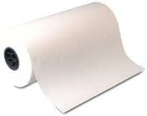 Freshgard FG24 1100' Length x 24" Width, White Standard Weight Freezer Paper Roll with Average Protection