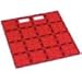 Playmags Super Durable Building Stabilizer Tile with Carrying Handle for Easy Play, 12 x 12. Great add on to All Magnet Tiles Sets, Works with All Leading Brands (1 Pack - Colors May Vary)