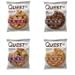 Quest Nutrition Protein Cookie Variety Pack (Chocolate Chip, Double Chocolate, Peanut Butter and Oatmeal Raisin). 15 + Grams of Protein, High Fiber, Gluten Free. (12 Count)