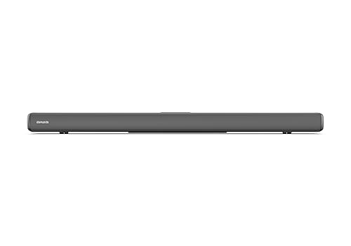 Aiwa Barra de Sonido AWSBRK Bluetooth 2.0 CH con LED, HDMI, 80W, Negro, 50/60 Hz, Sonido Potente para TV, Conexiones USB y Auxiliar, Diseño Slim Plus!