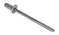 CRL 3/16" Diameter, 1/2" to 5/8" Grip Range Aluminum Rivet with Aluminum Mandrel in Packs of 1000