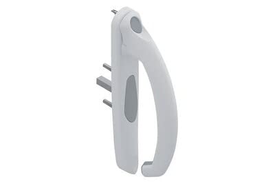 LA CROISEE DS DS5531-D086 Door Handle 20° Internal Straight Profile 35 mm-53 mm White