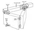 Pemko Folding 100 Series Aluminum Sliding and Folding Door Hardware Kit, Two Panel, 48" Track length