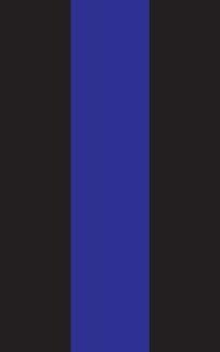 FlagCenter - Thin Blue Line 2.5 x 4 Foot House Banner by Flagcenter