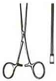 Debakey Ring Handled Bulldog Clamps, 5-1/8in, Straight