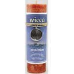 Protection Pillar Candle with Ritual Necklace