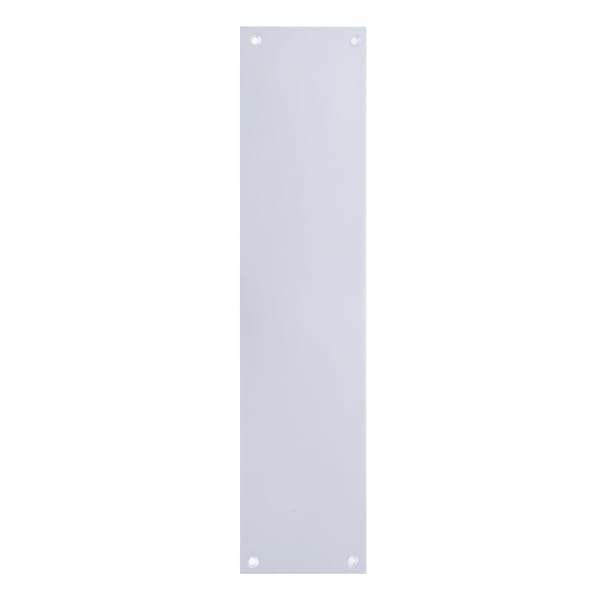 V Safety Aluminium 400x76mm Door Finger Plate