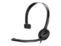 Sennheiser PC 26 Call Controll - Auriculares de diadema abiertos USB de tipo mono (Con micrófono, control remoto integrado), negro