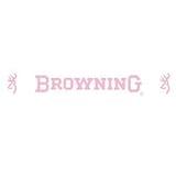 Browning Windsheild Decal Pink with Buckmarks