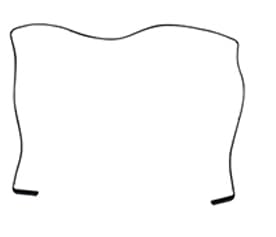 ICTION New LCD Screen Rubber Middle Frame Bezel Ring Replacement for MacBook Pro Retina 16" M1 M2 A2485 A2780 2021 2023 Year