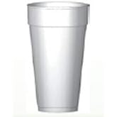 PDTXCLS WinCup Drinking Cup 20 oz. White Styrofoam Disposable, 20C18 - CASE of 500