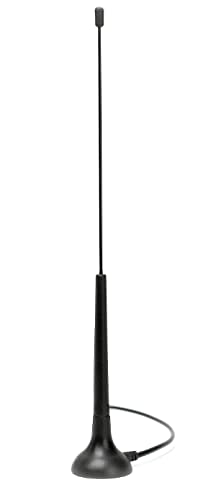Alda PQ Antenna with magnetic stand for 3G (UMTS), Wifi & Bluetooth, ISM, AMPS, DCS, PCS, with SMA/M plug and 5m (5.46 yd) cable 5 dBi gain