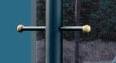 Lamp Post Ladder Rest - Black