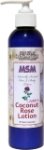 MSM Lotion - Coconut Rose, 8oz