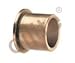 Genuine Oilite (SAE 841) Sintered Bronze Metric Flanged Sleeve Bearings 10 mm. ID x 13 mm. OD x 12 mm. Length x 16 mm. Flange Diameter x 1.5 mm. Flange Thickness