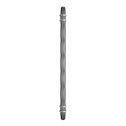 Amerock | Cabinet Pull | Black Chrome/Satin Nickel