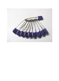 Cloth Diaper Pins Stainless Steel Traditional Safety Pin (Purple)