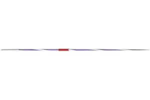 Womens 600 Gram Javelin Rated up to 65M Purple and White Track&Field WA Certified javelins