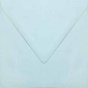 Blue Feather 6 x 6 Euro Flap Square Envelope - 250 Envelopes