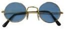 BuyTheBeatles John Lennon Round Lens Sunglasses, Light Blue by BuyTheBeatles