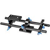 Neewer Aluminum Alloy Film Movie Making System 15mm Rod Rig Baseplate with 1/4 inch Quick Shoe Plate for DSLR Cameraï¼ŒMount Follow Focus,Matte Box