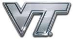 Virginia Tech Hokies Premier Chrome Metal Auto Emblem