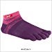 Injinji Sport Original Weight Micro Coolmax Socks, Pomegranate, Large