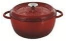 Fleur by Fontignac 2093233 Round Dutch Oven, 5.25-Quartz, Red by Fleur by Fontignac